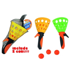 CESTO LANCIA PALLINE 2PZ + 3 PALLINE
