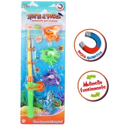 CANNA DA PESCA MAGNETICA PESCI BLISTER