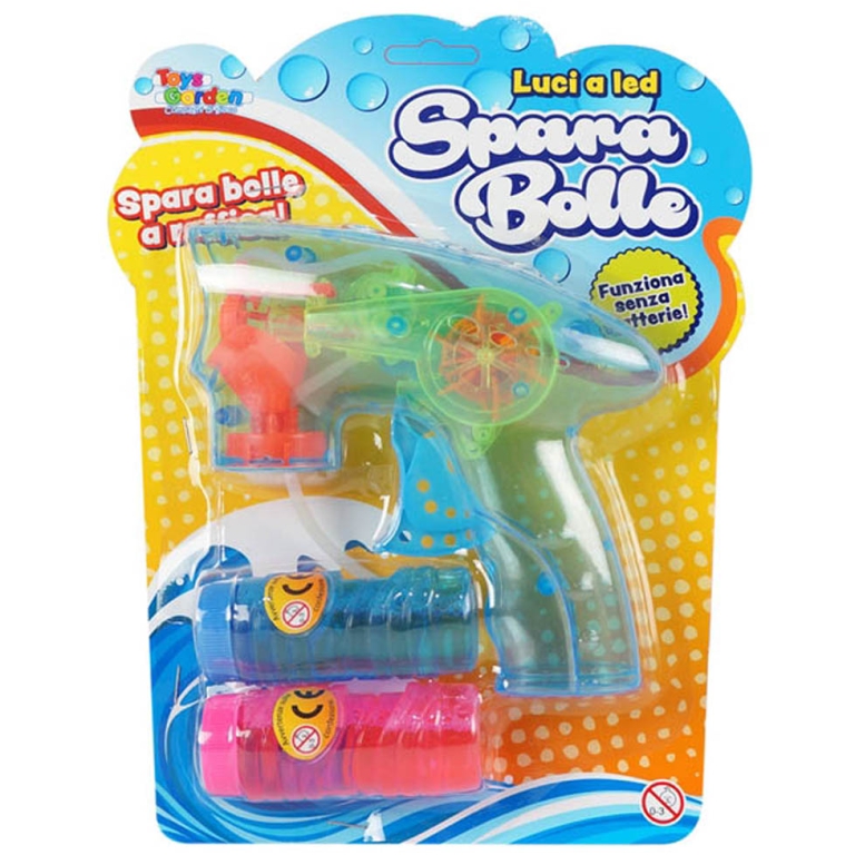 PISTOLA SPARA BOLLE SAPONE FRIZIONE+REFILL