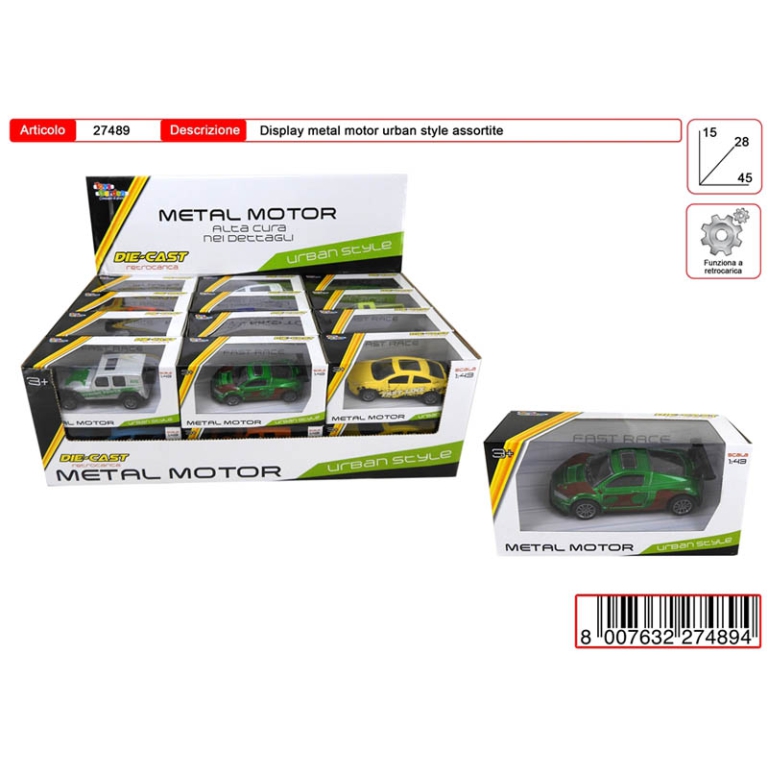 AUTO ASSORTITE URBAN STYLE 1:43