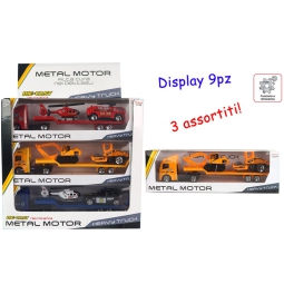 CAMION DIE CAST ASSORTITI METAL MOTORS 23X7X6,5CM