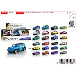 AUTO  ASSORTITE SPEED     1:43 METAL MOTORS