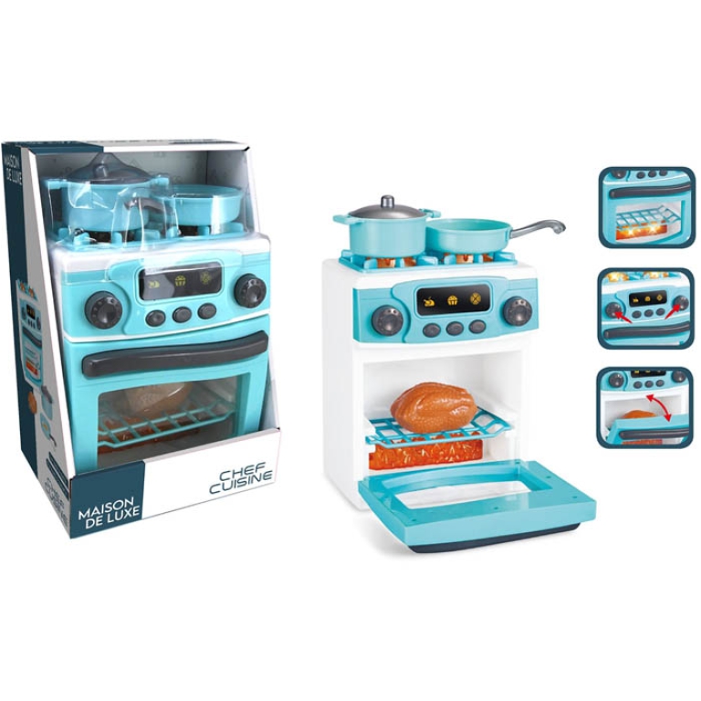 CUCINA DELUXE LUCI E SUONI A BATTERIE 29X19X15CM