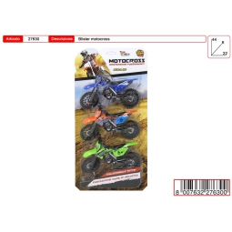 BLISTER 3 MOTOCROSS 1:12 SCALA 1:12