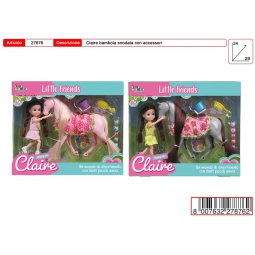 BAMBOLA CLAIRE FANTASTICO CAVALLO