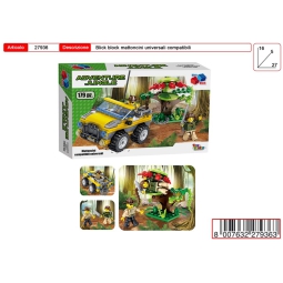 COSTRUZIONE AVVENTURE NELLA GIUNGLA 179PZ