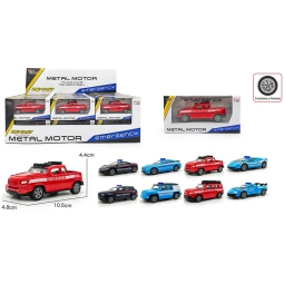 AUTO ASSORTITE EMERGENZA 1:43 METAL MOTORS