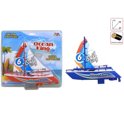 BARCA A VELA A BATTERIA  31CM
