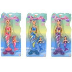 BAMBOLA SIRENA CON BABY