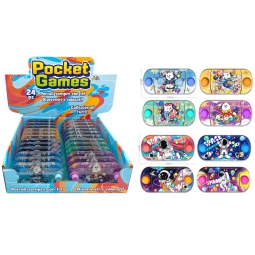 MINI GIOCO AD ACQUA POCKET GAMES ORIZZONTALE 24PZ EXPO