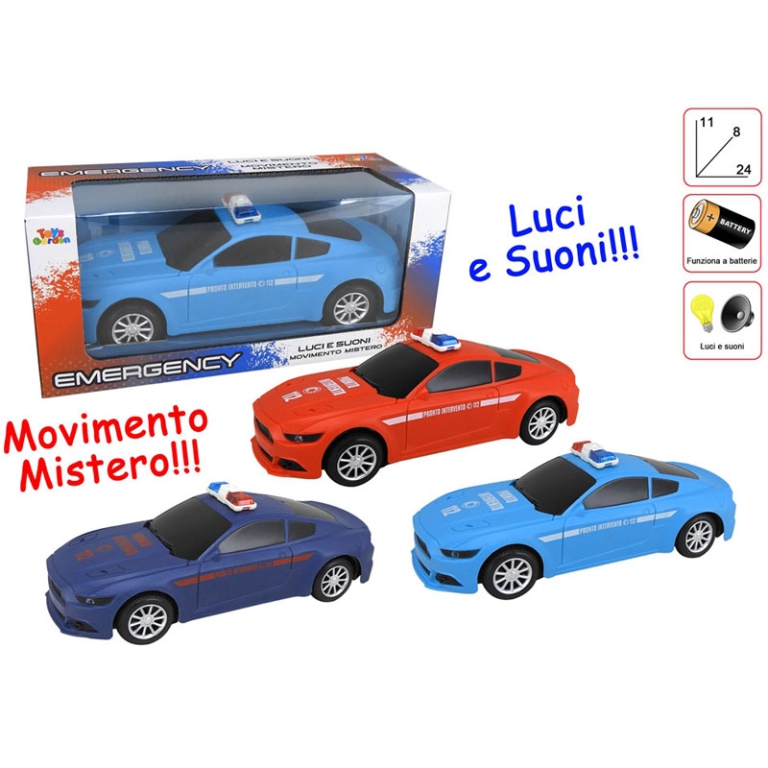 AUTO PRONTO INTERVENTO LUCI SUONI MOVIMENT MISTERO