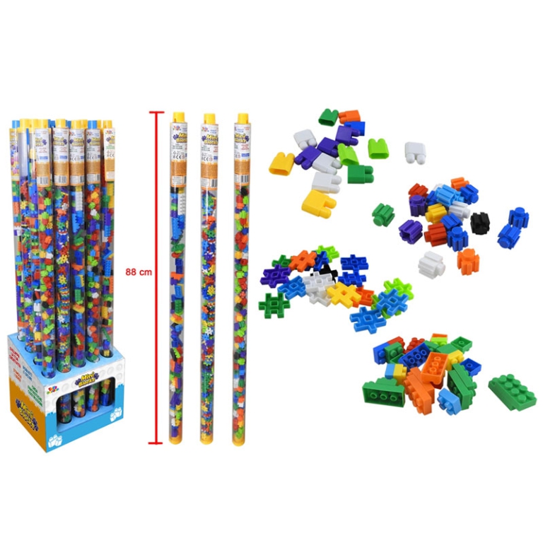 MINI BLOCKS MAXI MATTONCINI IN TUBO H88CM