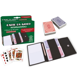 CARTE DA GIOCO INTERNAZIONALI IN BLISTER