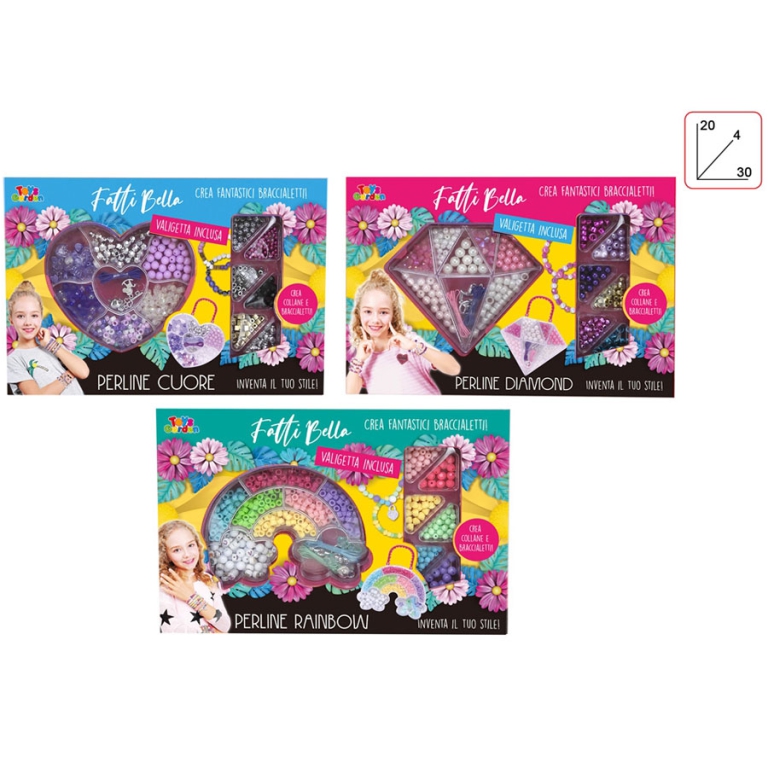 CONFEZIONE PERLINE IN    VALIGETTA