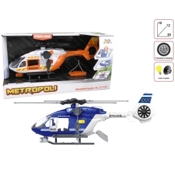 ELICOTTERO METROPOLI LUCI E SUONI 35CM