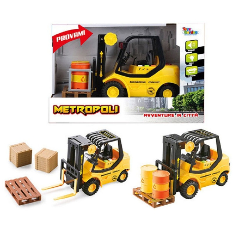 MULETTO FRIZIONE LUCI E SUONI 30CM METROPOLI