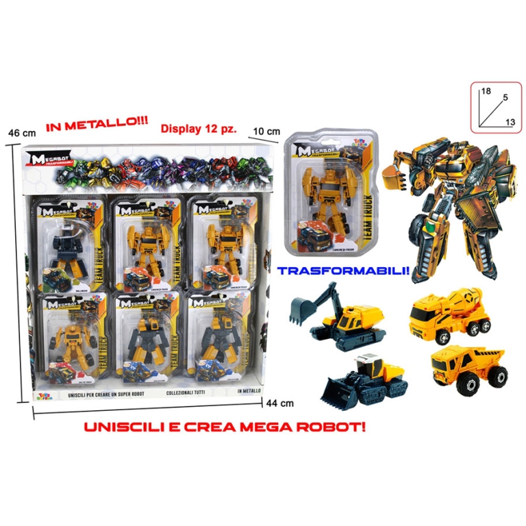 ROBOT MEGABOAT CAMION    10CM
