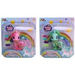 UNICORNO MAGICO CON ACCESSORI BLISTER 26X25X7CM