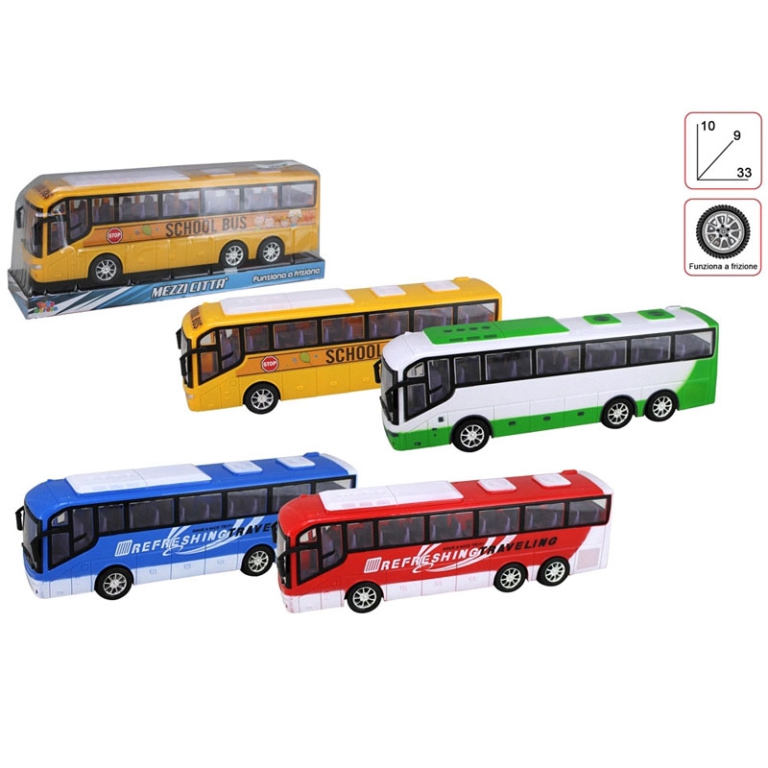 PULLMAN A FRIZIONE IN CUPOLA 10X9X33CM