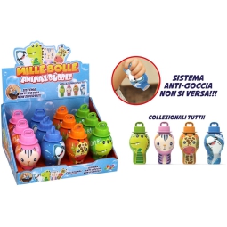 BOLLE SAPONE 30ML ANTI GOCCIA 12PZ EXPO