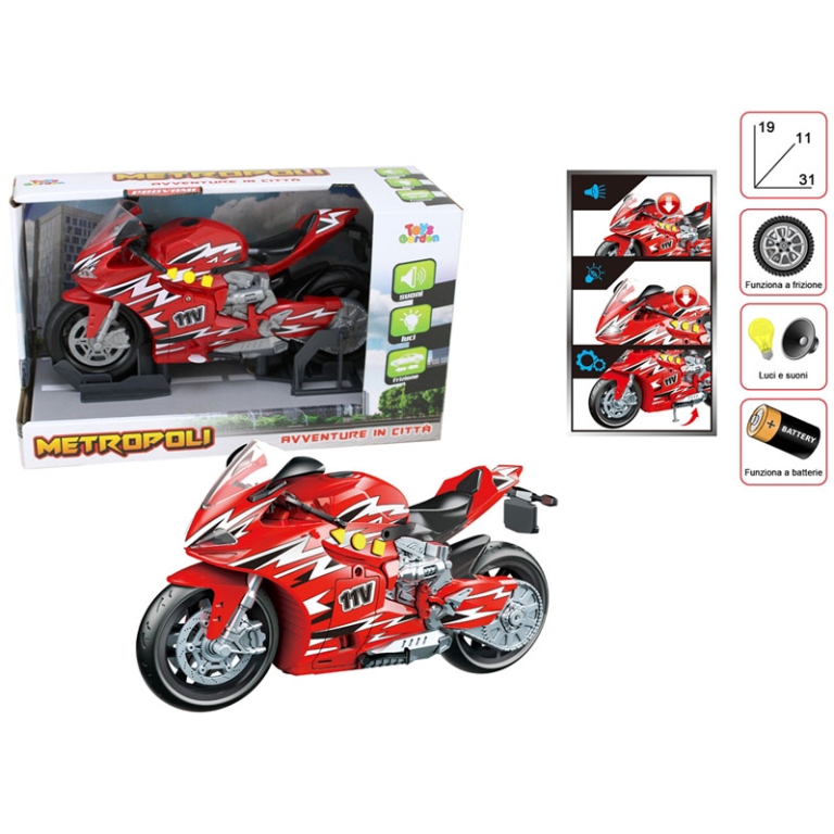 MOTO DA CORSA 31CM A FRIZIONE METROPOLI