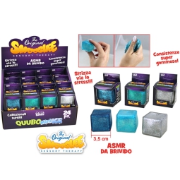 SQUISHY CUBO ICE 3,5CM 24PZ IN EXPO