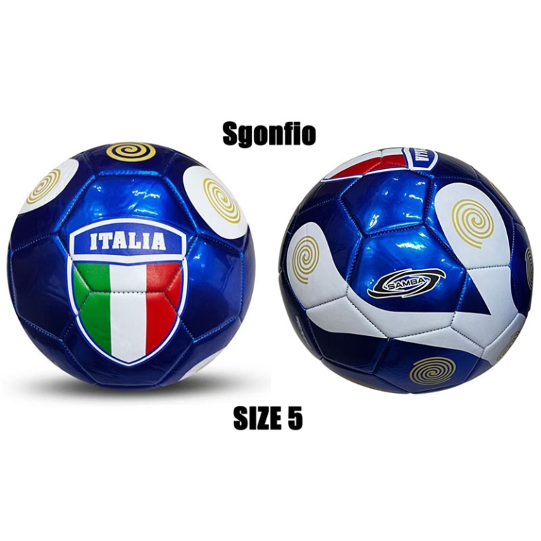 PALLONE CALCIO CUOIO ITALIA SGONFIO D23CM