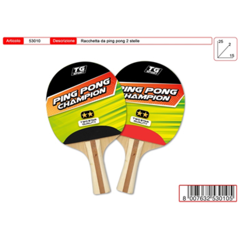 RACCHETTE PING PONG 2 STELLE
