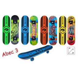 SKATEBOARD IN LEGNO 60CM COLORI ASSORTITI