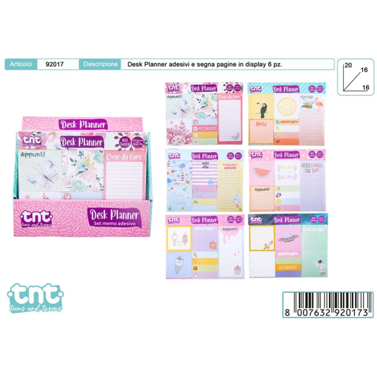 PLANNER SET NOTES ADESIVI 2