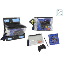 SET CARTOLERIA GAMER     16X23CM