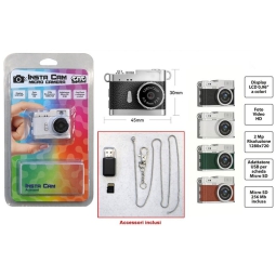 INSTA CAM MICRO CAMERA DIGITALE CON ACCESSORI