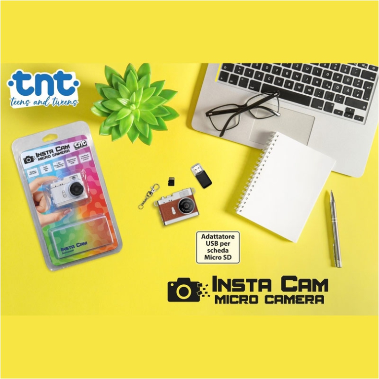INSTA CAM MICRO CAMERA DIGITALE CON ACCESSORI 3