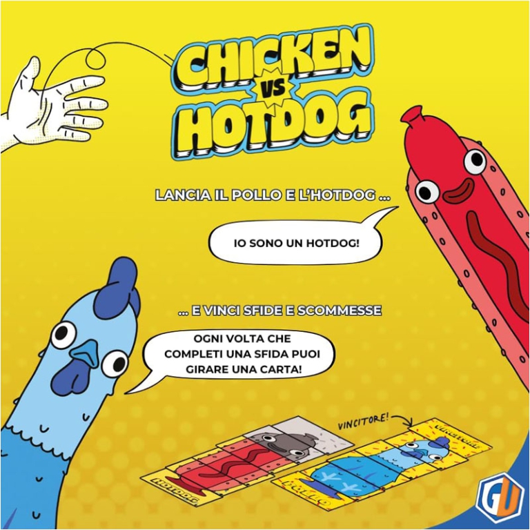 CHICKEN VS HOTDOG 8+ ANNI 2+ GIOCATORI 2