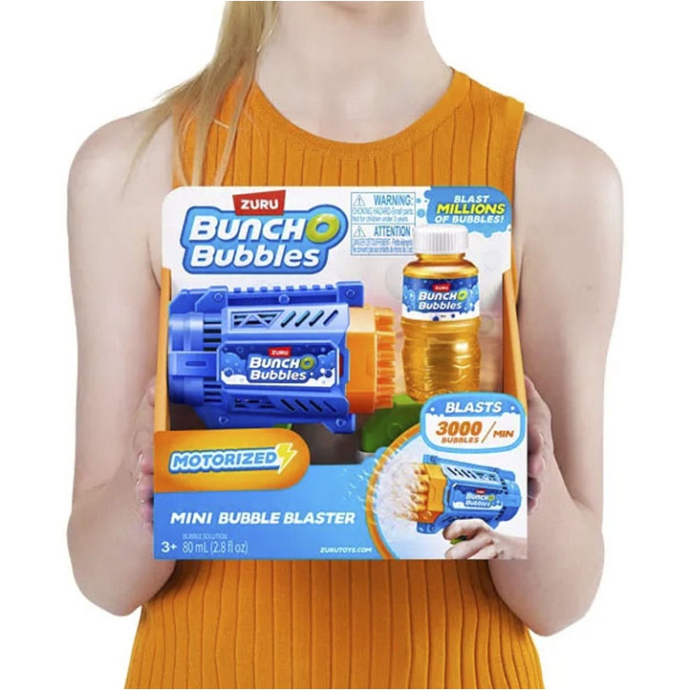 PISTOLA SPARA BOLLE SAPONE BUNCHO BUBBLES SMALL 5