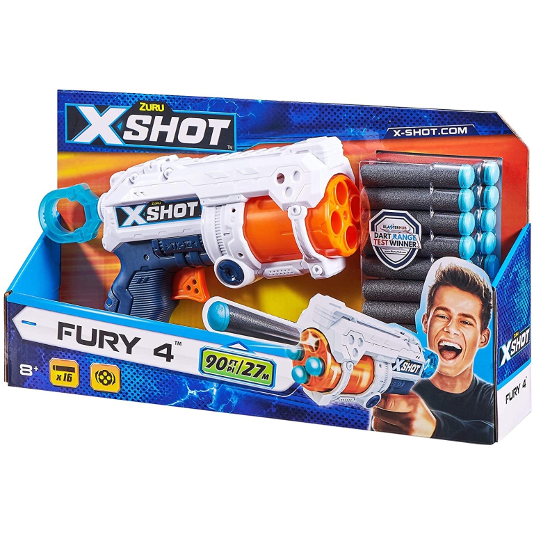 PISTOLA XSHOT EXCEL FURY 4 CON 16 DARDI