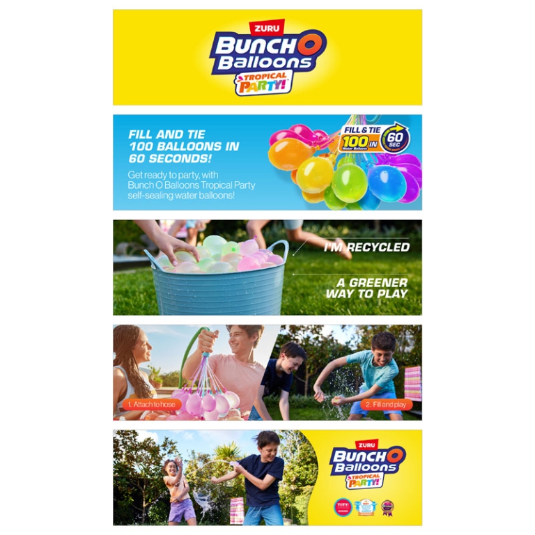 BUNCH O BALLOONS 100 PALLONCINI D'ACQUA 3