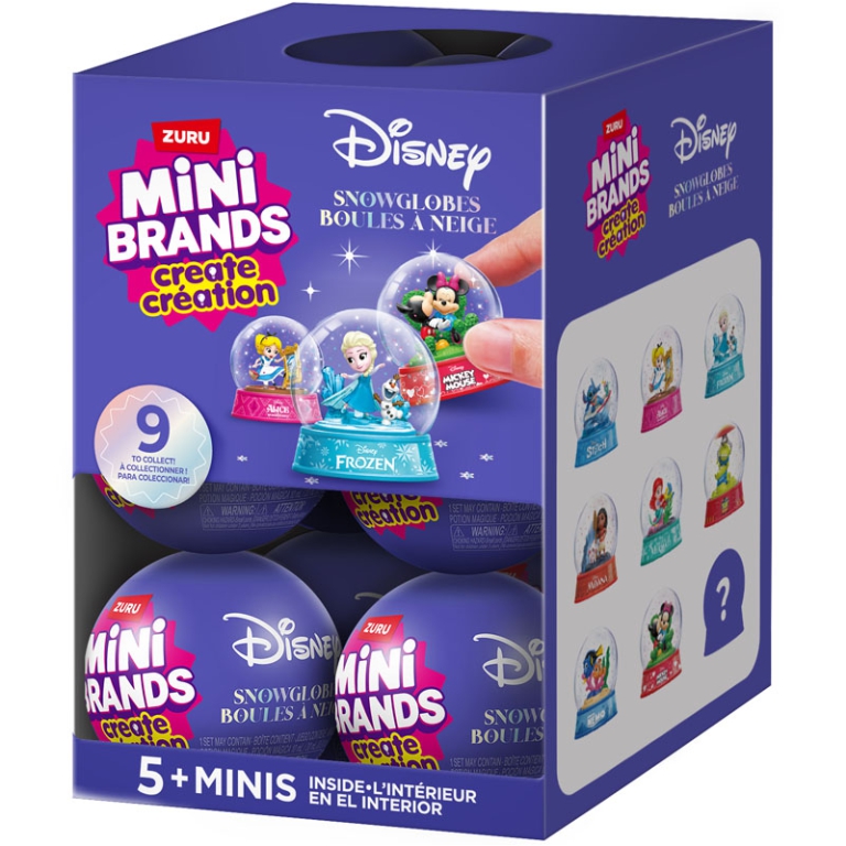 MINI BRANDS CAPSULE SNOW GLOBES