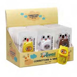 MINI CORRETTORI NASTRO 24PZ ANIMALETTI ASSORTITI