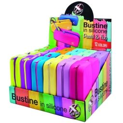 BUSTINA SCUOLA SILICONE  20X8X6 TOUCH RETTANGOLARE