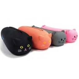 BUSTINA SCUOLA SILICONE  GATTO TOPO UNICORNO