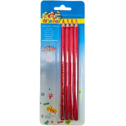 MATITE COLORATE ROSSE 4PZ BLISTER