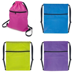 SAKKY BAG PORTASCARPE 34X43 ZIP BASIC FLUO