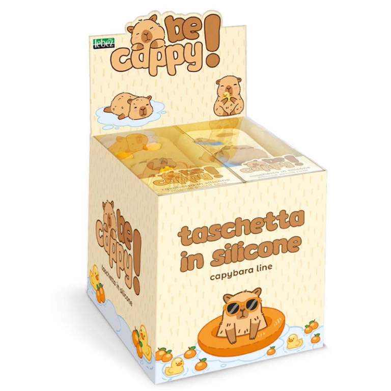 BUSTINE SILICONE CAPIBARA CON SOGGETTI A RILIEVO