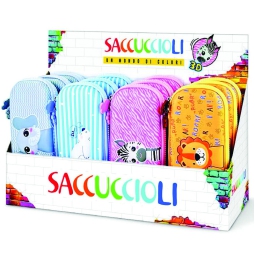 BUSTINE SCUOLA RIGIDE    DOPPIA ZIP LEBEZ