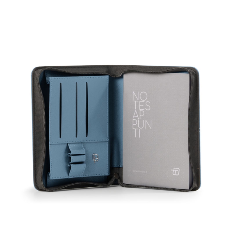 PORTABLOCCO A5 NEW CLASSIC AZZURRO 17X24X3CM 3