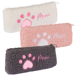 BUSTINE SCUOLA PELUCHE   COLORI ASSORTITI 32X22X22