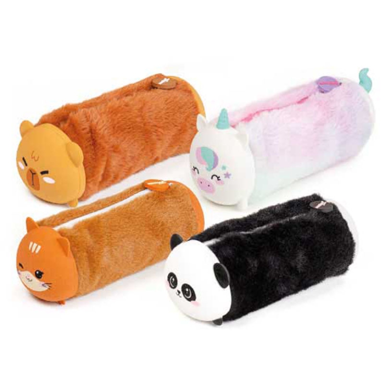 BUSTINE SCUOLA PELUCHE   FIGURE ASSORTITE 37X27X24 3