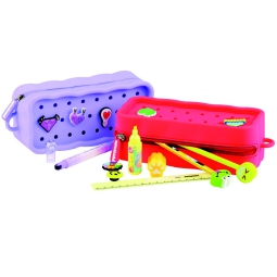 BUSTINE SCUOLA SILICONE  19X8X6 SOGG.ASS.