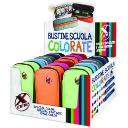 BUSTINE SCUOLA OVAL COLOR X-ONE 23,5X10X6CM